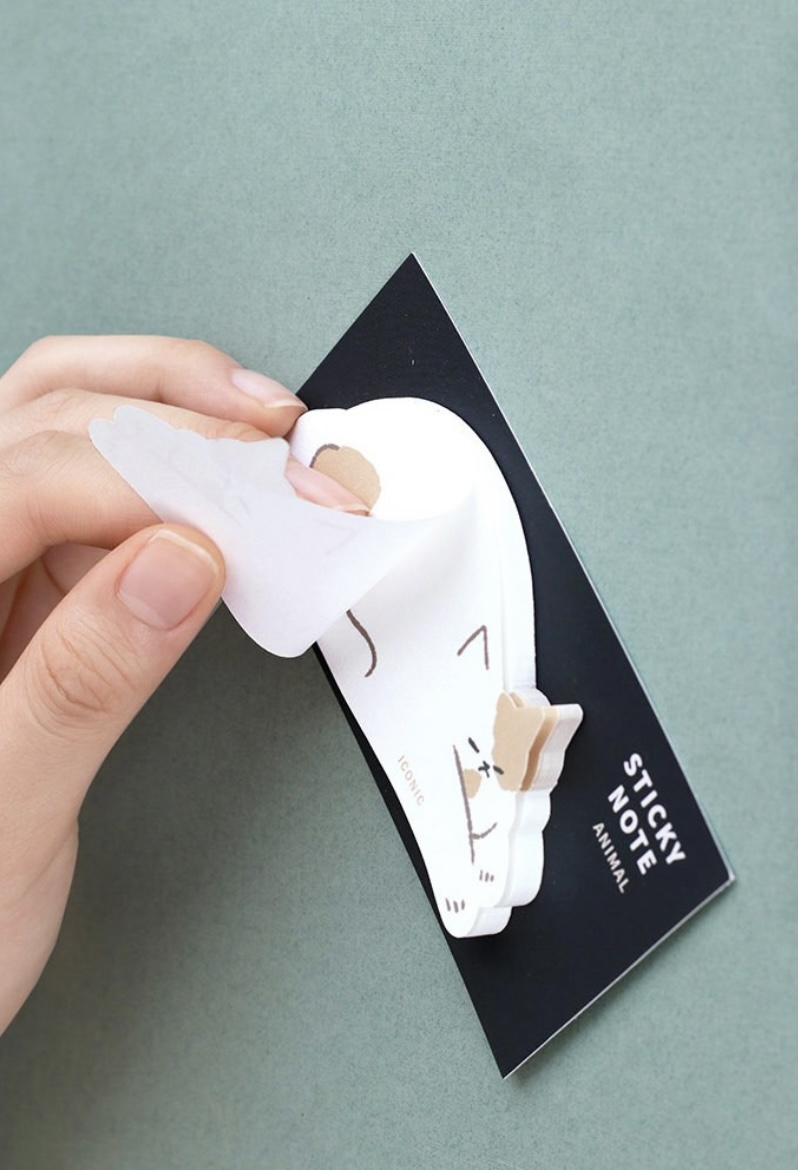 ورق ملاحظات لاصق - قطة 