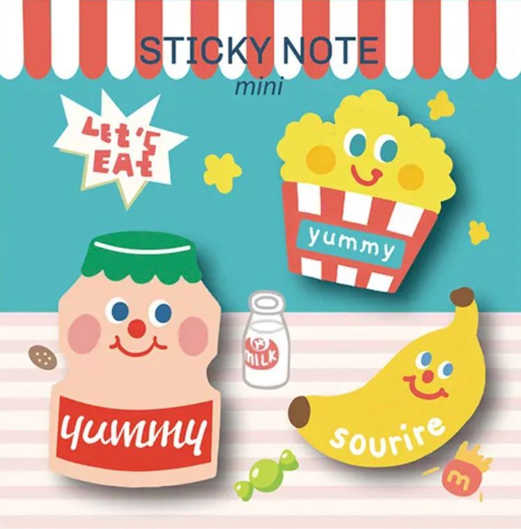 ورق ملاحظات لاصق - let,s eat