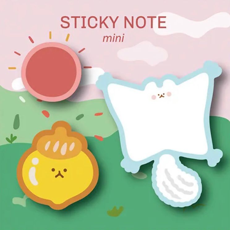 ورق ملاحظات لاصق - السنجاب