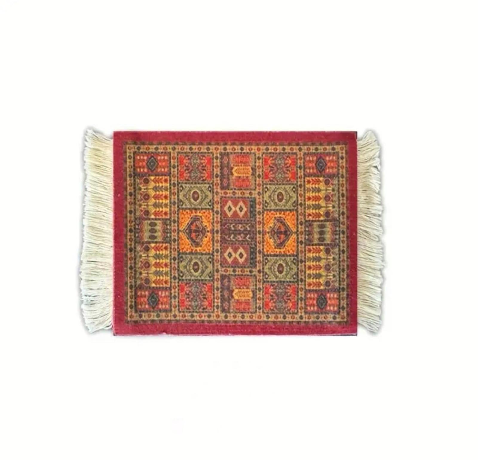 قاعدة كوب سجاد عنابي