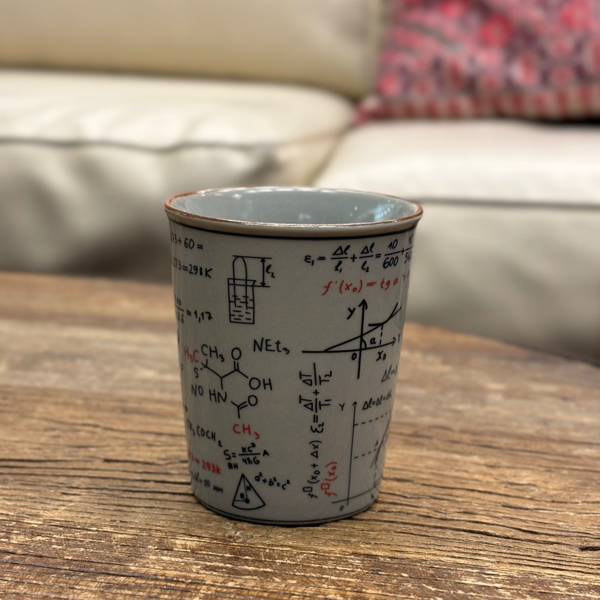 كوب سيراميك - المعادلات الرياضيات