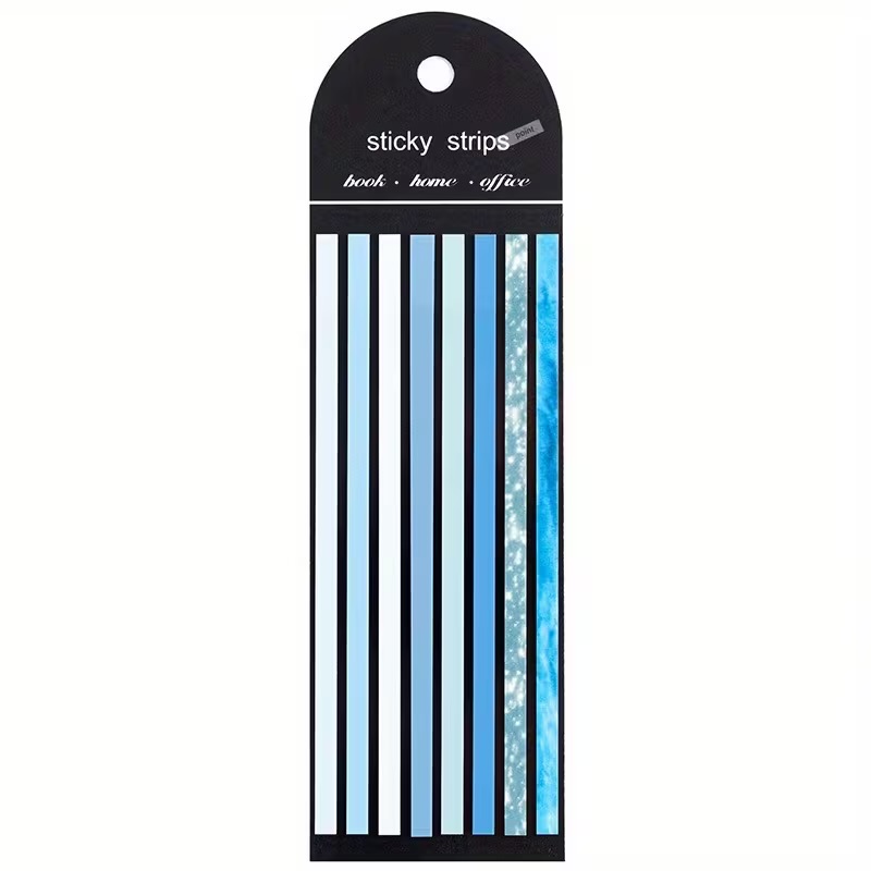 سطور لاصقة أزرق