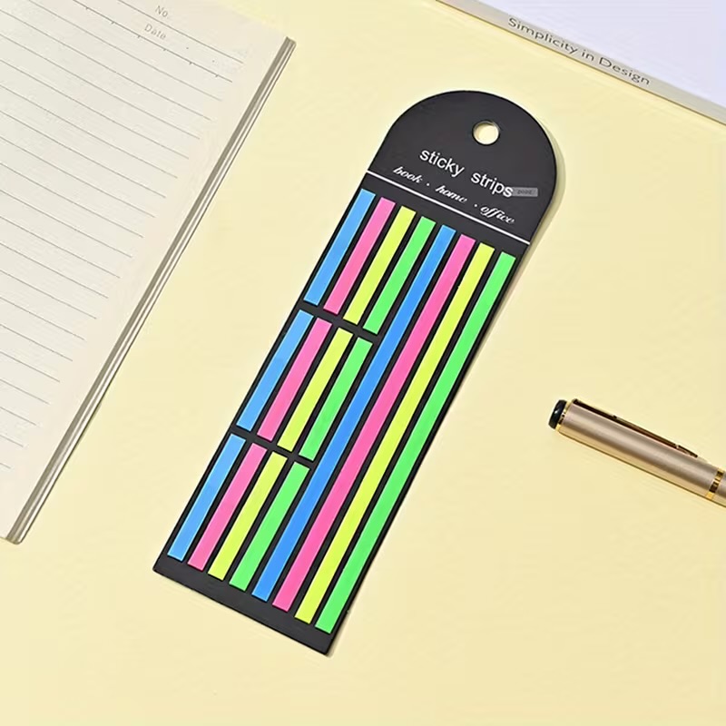سطور لاصقة ملونة 3