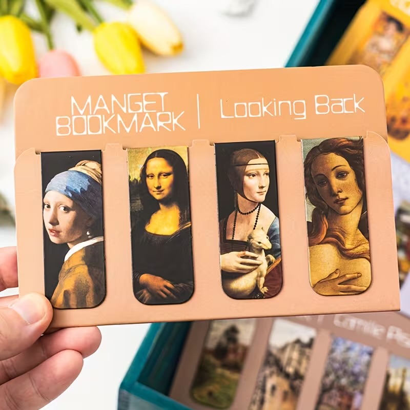 قواطع كتب مغناطيسية لوحات عالمية 