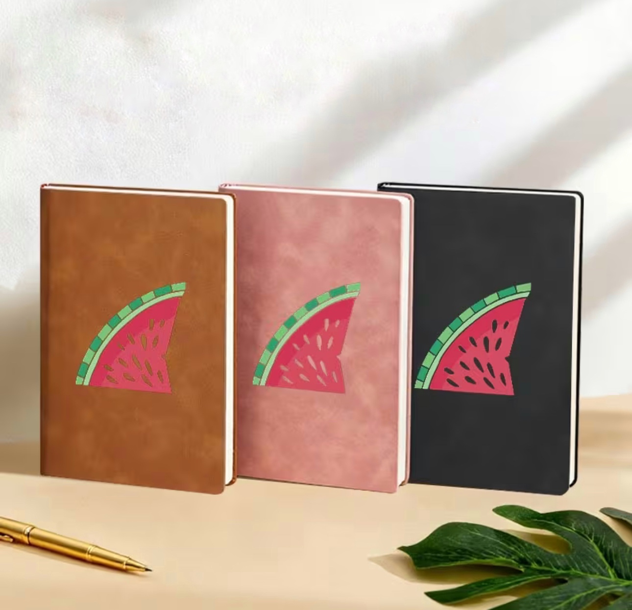دفتر البطيخة لون وردي