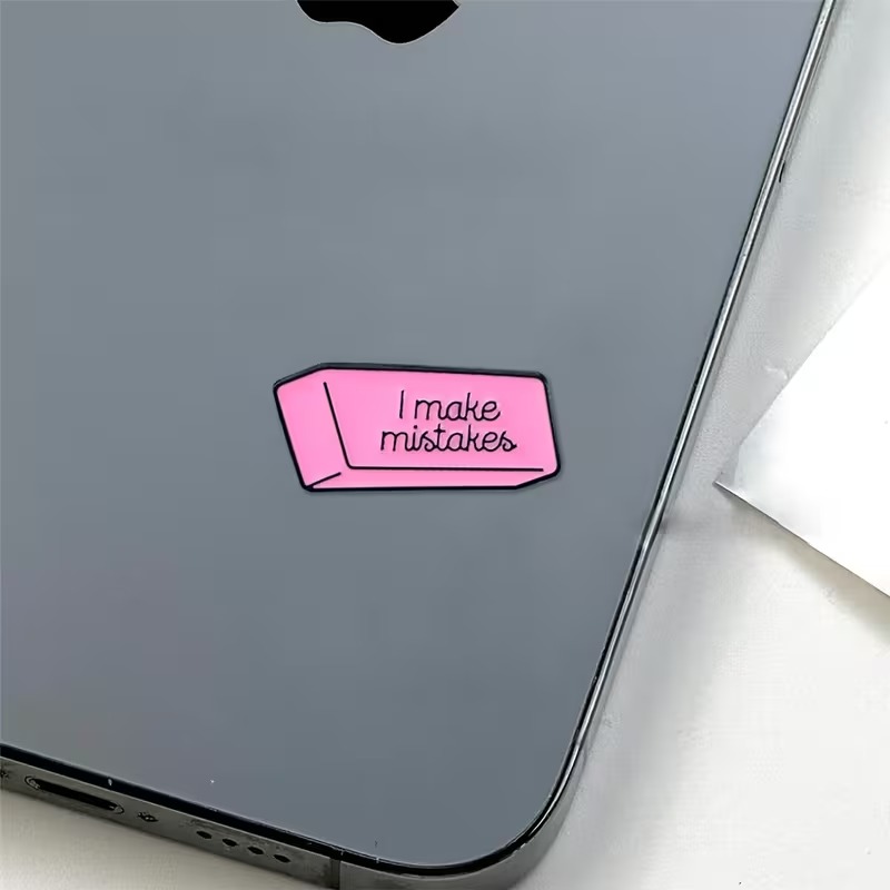 ملصق معدني I make mistakes